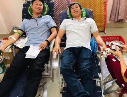 Ban Quản lý DSVH Mỹ Sơn tham gia hiến máu nhân đạo