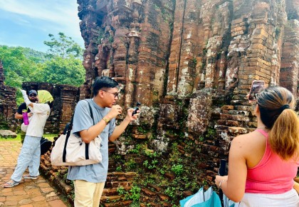 DU LỊCH MỸ SƠN TĂNG CƯỜNG SỨC HÚT NHỜ CÁC  CHIẾN DỊCH KẾT HỢP CÙNG KOLS