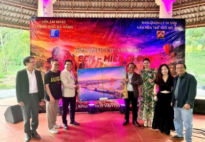 Tổ chức trại sáng tác âm nhạc “Mỹ Sơn – Miền Di sản”