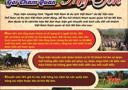 HƯỚNG DẪN KHUYẾN MÃI THAM QUAN DI TÍCH MỸ SƠN