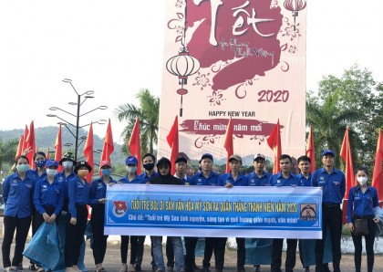 Đoàn Thanh niên BQL DSVH Mỹ Sơn ra quân Tháng thanh niên 2020