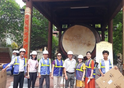 THAM GIA TẬP HUẤN VỀ GIẢM THIỂU  RỦI RO THIÊN TAI VỚI DI SẢN VĂN HÓA