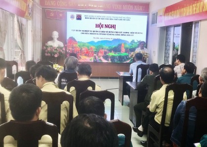 TẬP HUẤN NGHIỆP VỤ QUẢN LÝ BẢO VỆ RỪNG NĂM 2025 TẠI KHU BẢO VỆ CẢNH QUAN DI TÍCH LỊCH SỬ VĂN HÓA MỸ SƠN