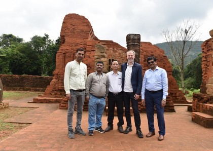 Trưởng đại diện Văn phòng UNESCO tại Việt Nam thăm Mỹ Sơn