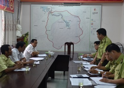 Kiểm tra công tác bảo vệ rừng Mỹ Sơn