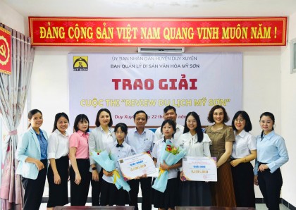 TRAO GIẢI CUỘC THI REVIEW DU LỊCH MỸ SƠN