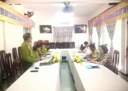 KIỂM TRA CÔNG TÁC PHÒNG CHÁY CHỮA CHÁY RỪNG  TRÊN ĐỊA BÀN BQL KHU BẢO VỆ CẢNH QUAN DI TÍCH LỊCH SỬ  MỸ SƠN NĂM 2025.