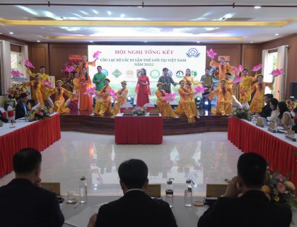 BQL DI SẢN VĂN HÓA THẾ GIỚI MỸ SƠN TỔ CHỨC HỘI NGHỊ TỔNG KẾT THƯỜNG NIÊN CÂU LẠC BỘ CÁC DI SẢN THẾ GIỚI  TẠI VIỆT NAM