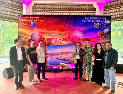 Tổ chức trại sáng tác âm nhạc “Mỹ Sơn – Miền Di sản”