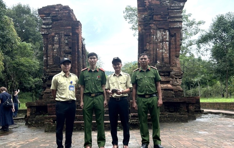 THẢ RÙA CỔ SỌC QUÝ HIẾM VỀ VỚI THIÊN NHIÊN TẠI KHU BẢO VỆ CẢNH QUAN DI TÍCH LỊCH SỬ VĂN HÓA MỸ SƠN