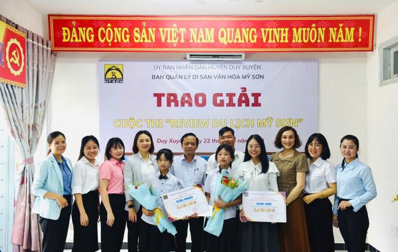 TRAO GIẢI CUỘC THI REVIEW DU LỊCH MỸ SƠN