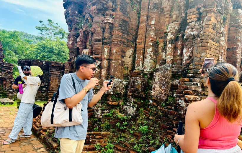 DU LỊCH MỸ SƠN TĂNG CƯỜNG SỨC HÚT NHỜ CÁC  CHIẾN DỊCH KẾT HỢP CÙNG KOLS
